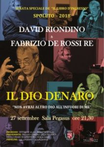 Riondino letteratura breve Libro d'Ingresso Spoleto