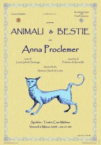 Animali e bestie copertina libro Luis Gabriel Santiago Anna Proclemer